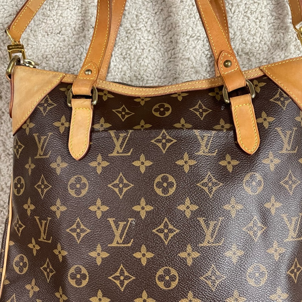 LOUIS VUITTON Vintage ODEON GM Convertible LV Coated Canvas MONOGRAM Purse BAG - Picture 2 of 8